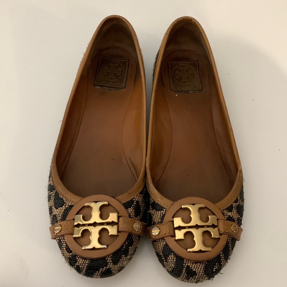 Tory Burch Aaden Leopard Print Flats